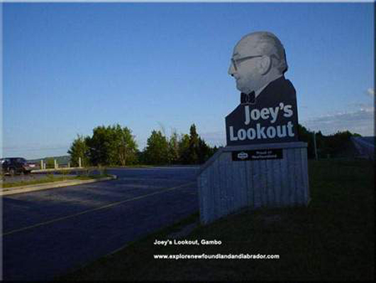 Pictute of Joey's Lookout at Gambo Newfoundland and Labrador