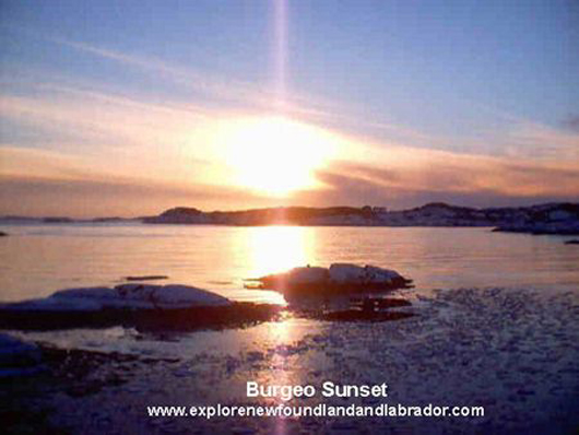 "A Beautiful Sunset On The Harbour At Burgeo, Newfoundland and Labrador"