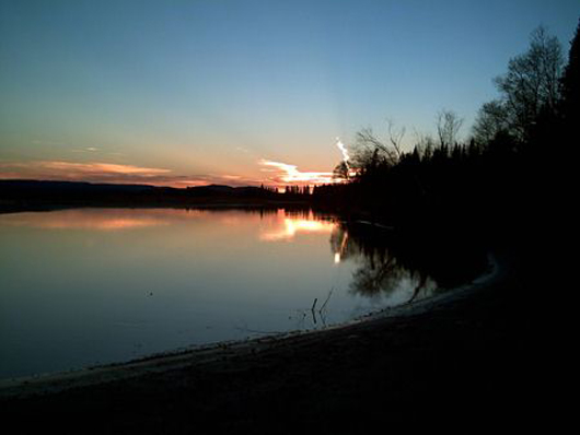 Sunset in Goose Bay, Newfoundland and Labrador