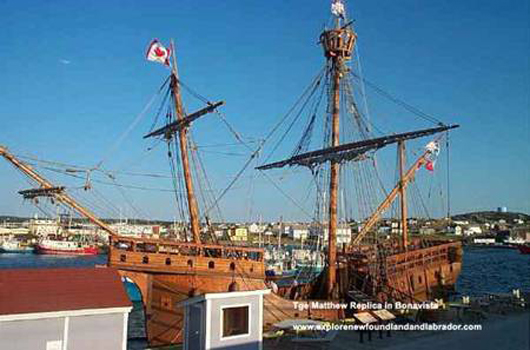 The Matthew Replica in Bonavista Harbour, Newfoundland and Labrador