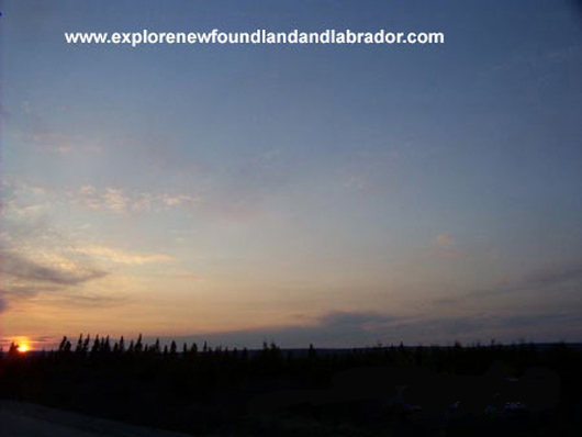 A Beautiful Sunset, Bishop's Falls, Newfoundland and Labrador.