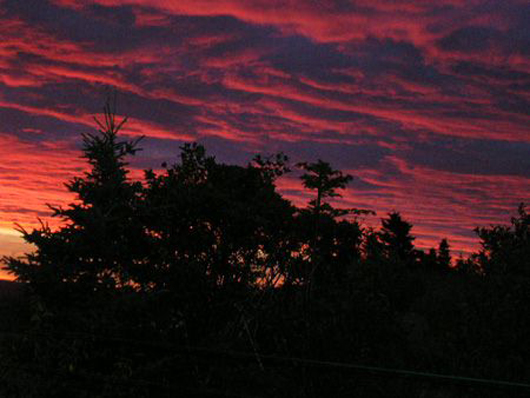 Sunset in Conception Bay South, Newfoundland and Labrador.